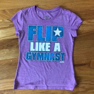 Girls Size 7 Justice Short Sleeve Shirt